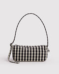 Nylon Loaf Bag - Black and Cream Gingham