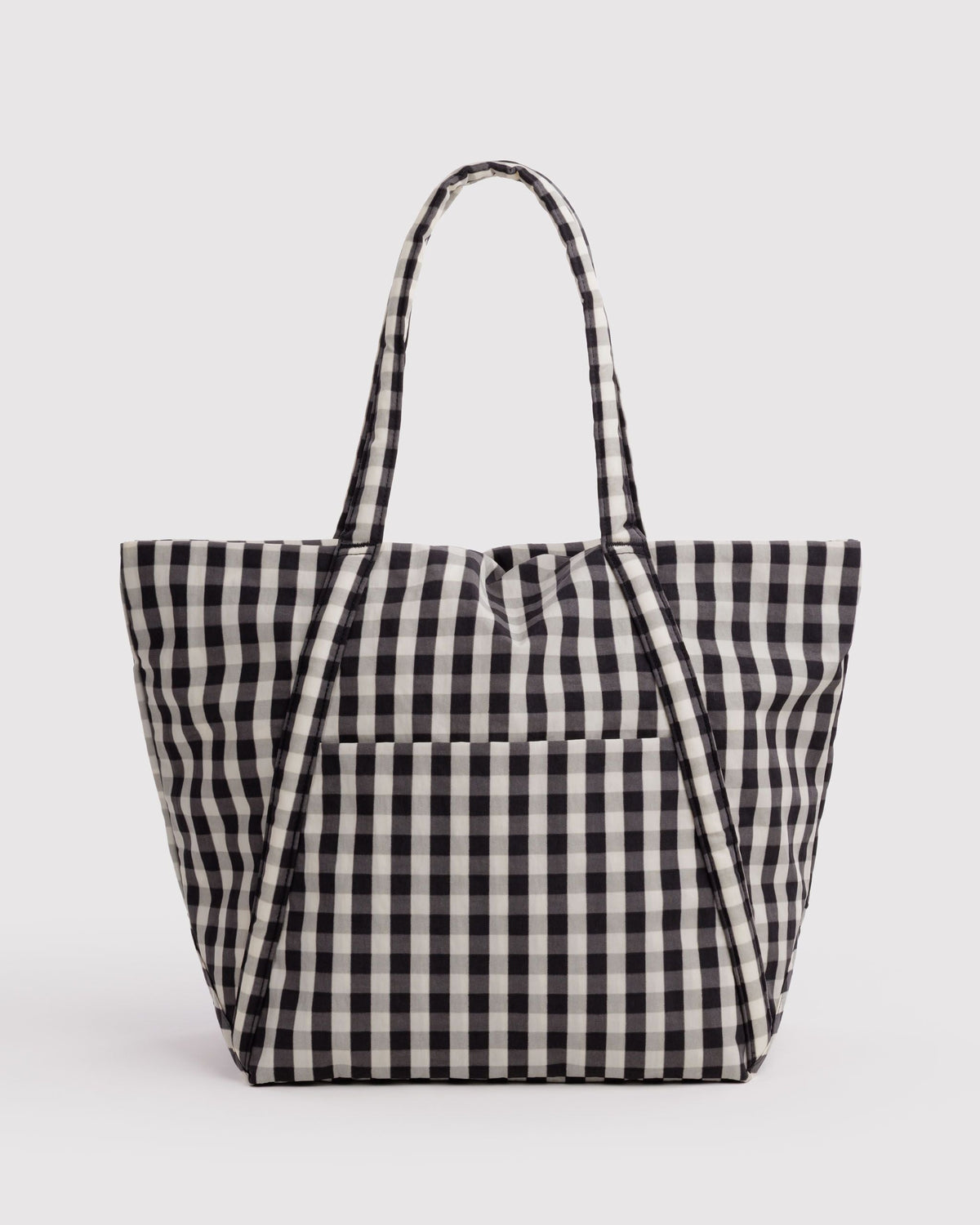 Cloud Bag - Black and Cream Gingham