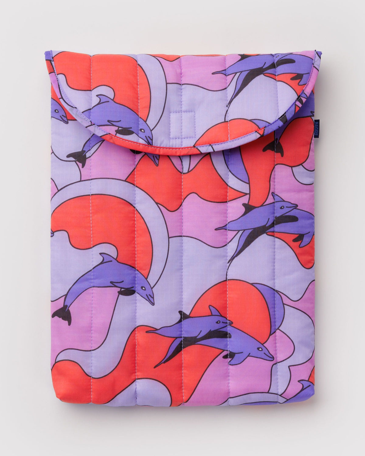 Puffy Laptop Sleeve 16\" - Dolphins