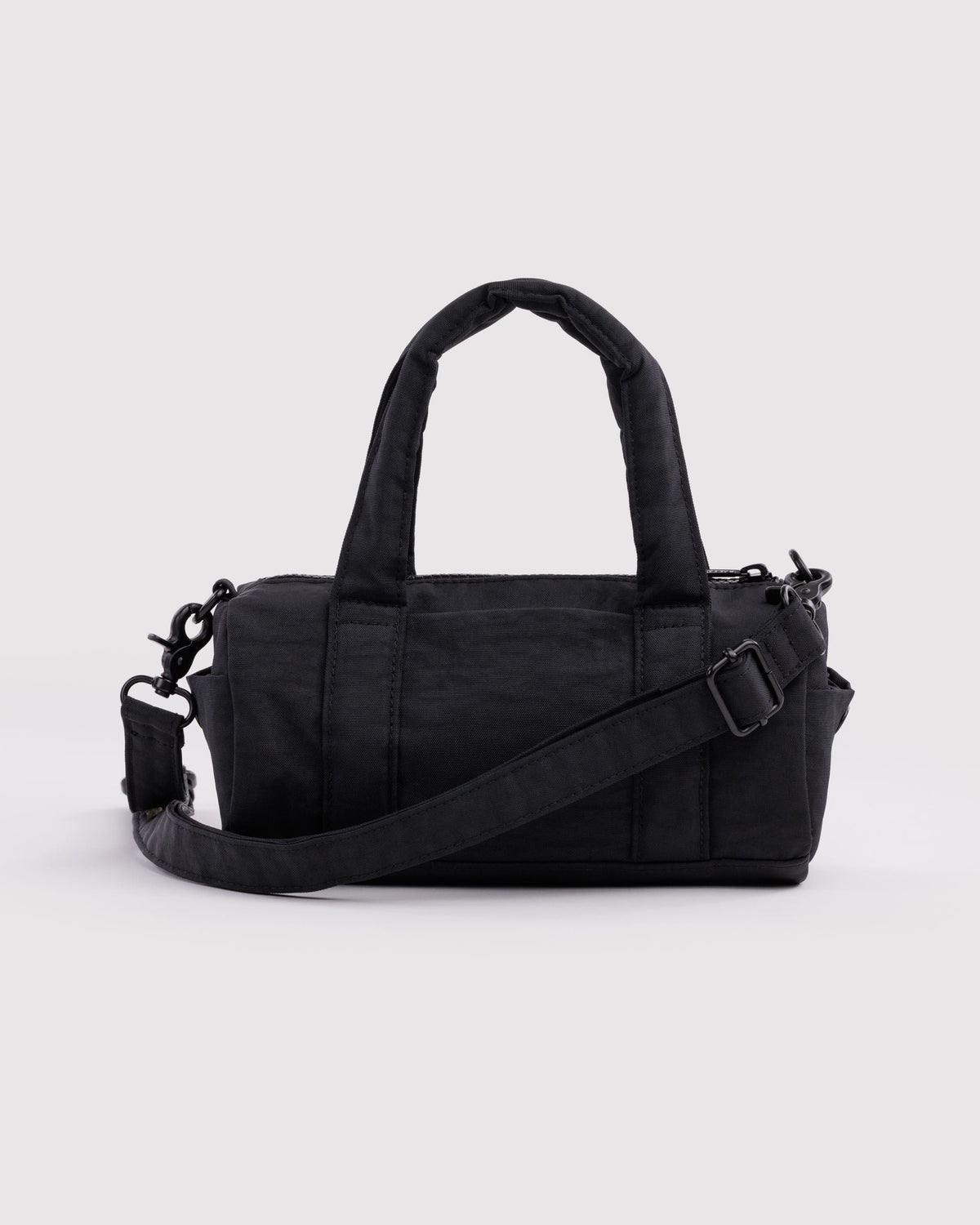 Small Nylon Duffle Bag - Black